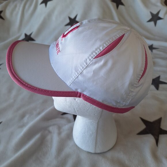 Headsweats Live Ultimate White & Pink Running Hat Cap Healthy Happy - Picture 3 of 11